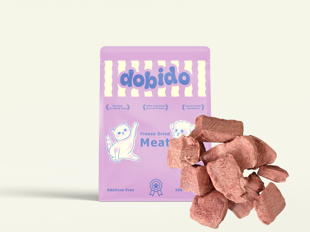 dobido grass-fed angus 50g freeze dried treat for pets