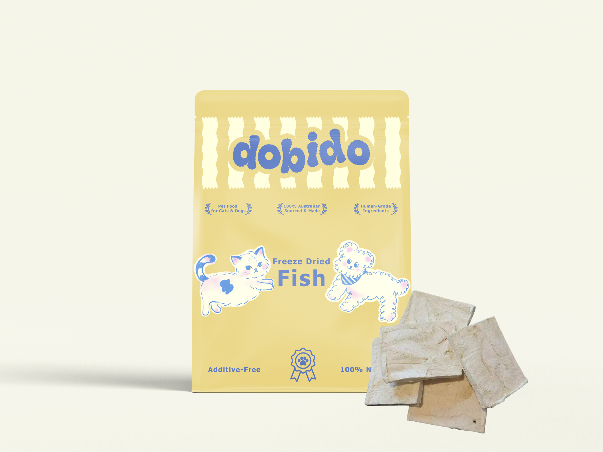 dobido Alaska pollock 60g freeze dried treat for pets