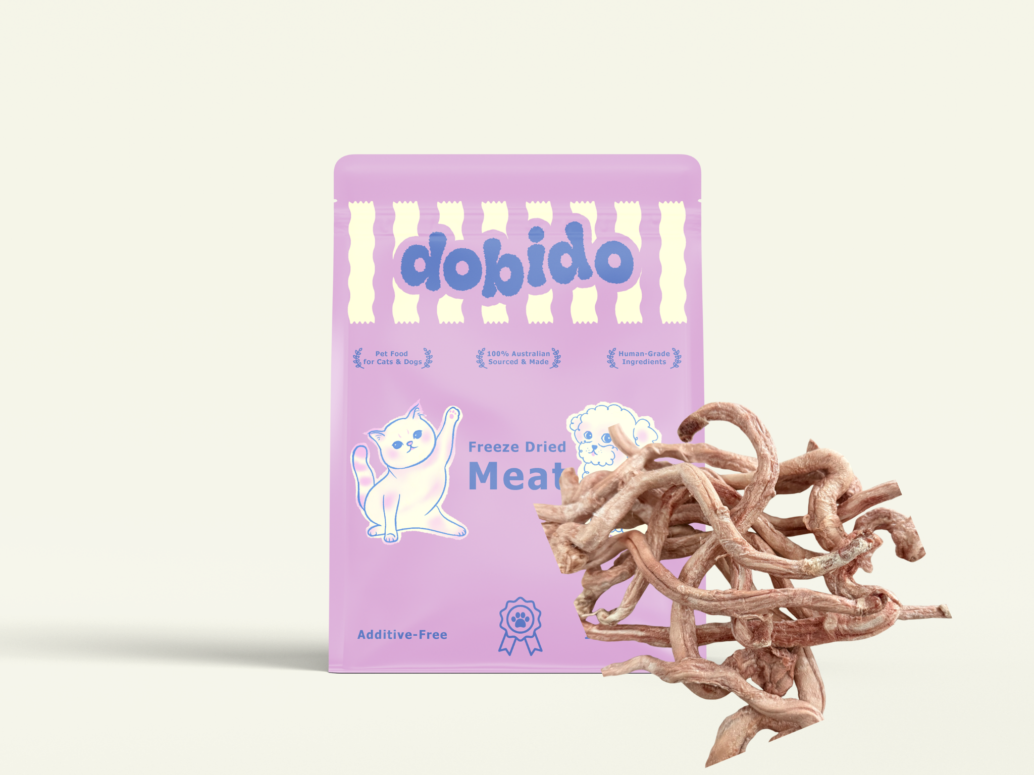 dobido lamb stick 40g freeze dried treat for pets